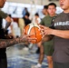 U.S. Marines and Philippine service members participate in Basketball Friendship Games