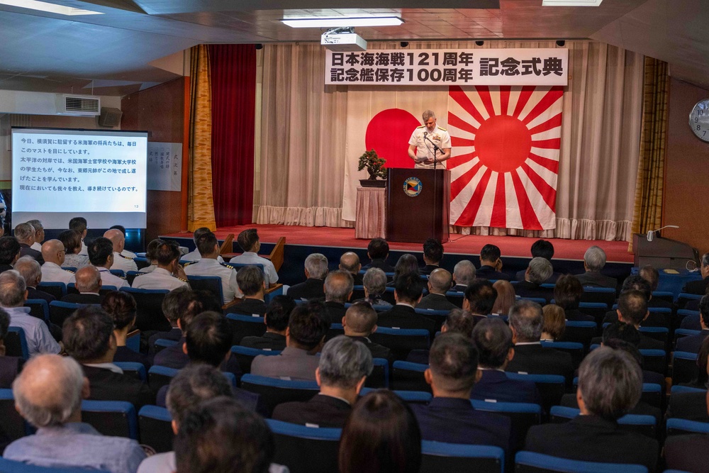 CNFJ Speaks at Mikasa Memorial Ship