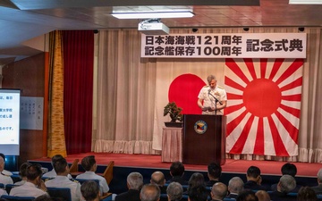 CNFJ Speaks at Mikasa Memorial Ship