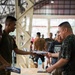 U.S. Marines and Philippine service members participate in Basketball Friendship Games