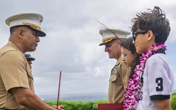 MARFORPAC H&amp;S Bn. executive officer retires