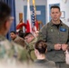 Force Master Chief Dustin Kuers visits Naval Air Facility Misawa