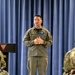 Force Master Chief Dustin Kuers visits Misawa Air Base