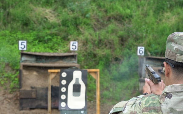 Soldiers conduct weapons qualification at Camp Carroll