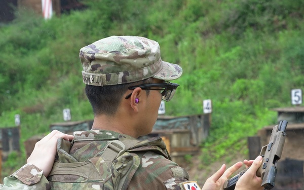Soldiers conduct weapons qualification at Camp Carroll