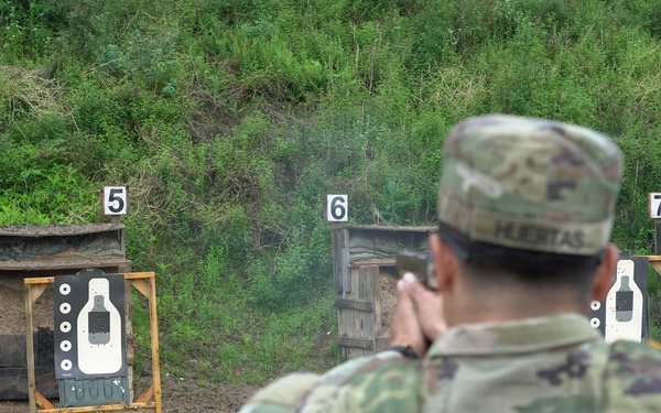 Soldiers conduct weapons qualification at Camp Carroll