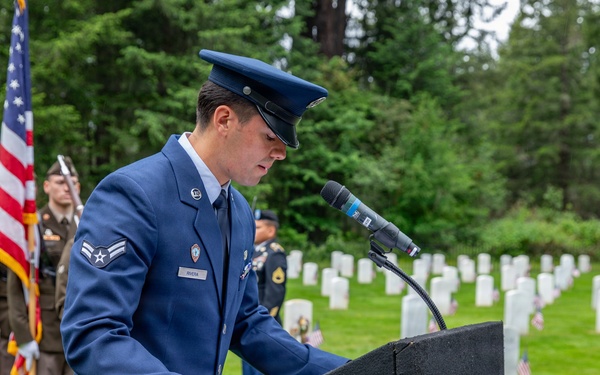 Joint Base Lewis-McChord's Memorial Day Ceremony