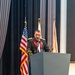 Col. R. Scott Carpenter, commander of MSC-K, delivers opening remarks during the MSC-K Ball.