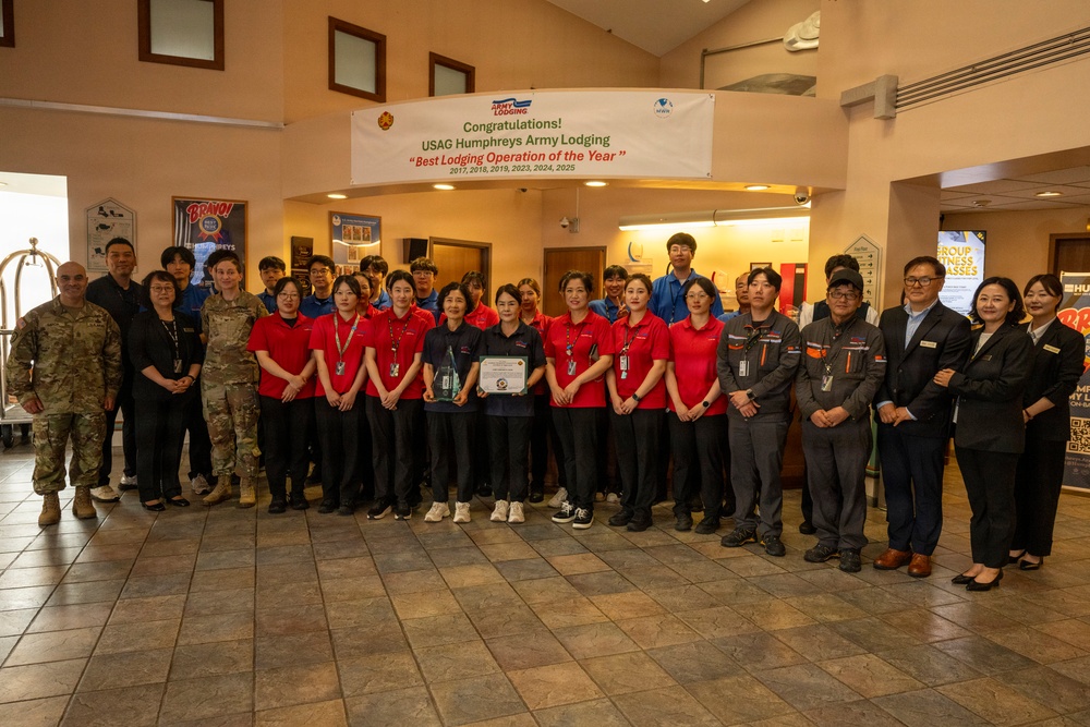 USAG Humphreys Army Lodging of the Year
