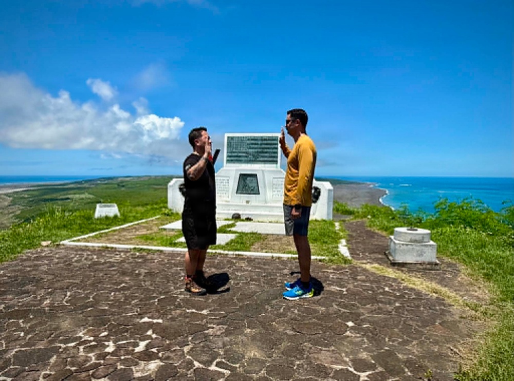 Afloat Training Group Western Pacific Sailors Visit Historic Iwo To, Reinforce Commitment to Readiness