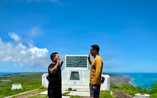 Afloat Training Group Western Pacific Sailors Visit Historic Iwo To, Reinforce Commitment to Readiness