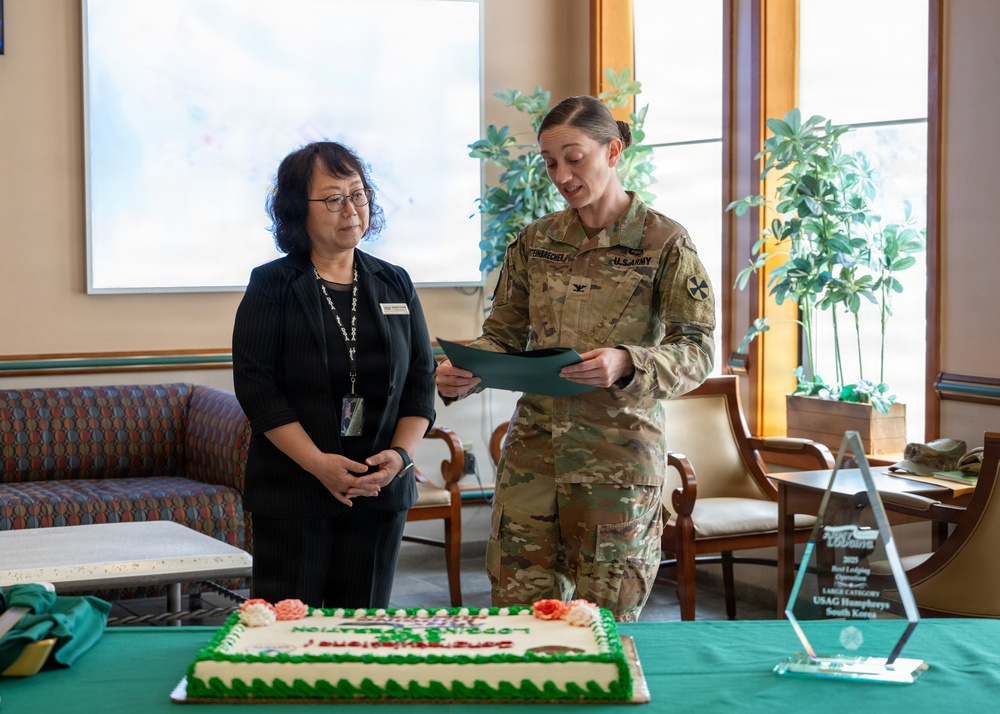 USAG Humphreys Army Lodging of the Year