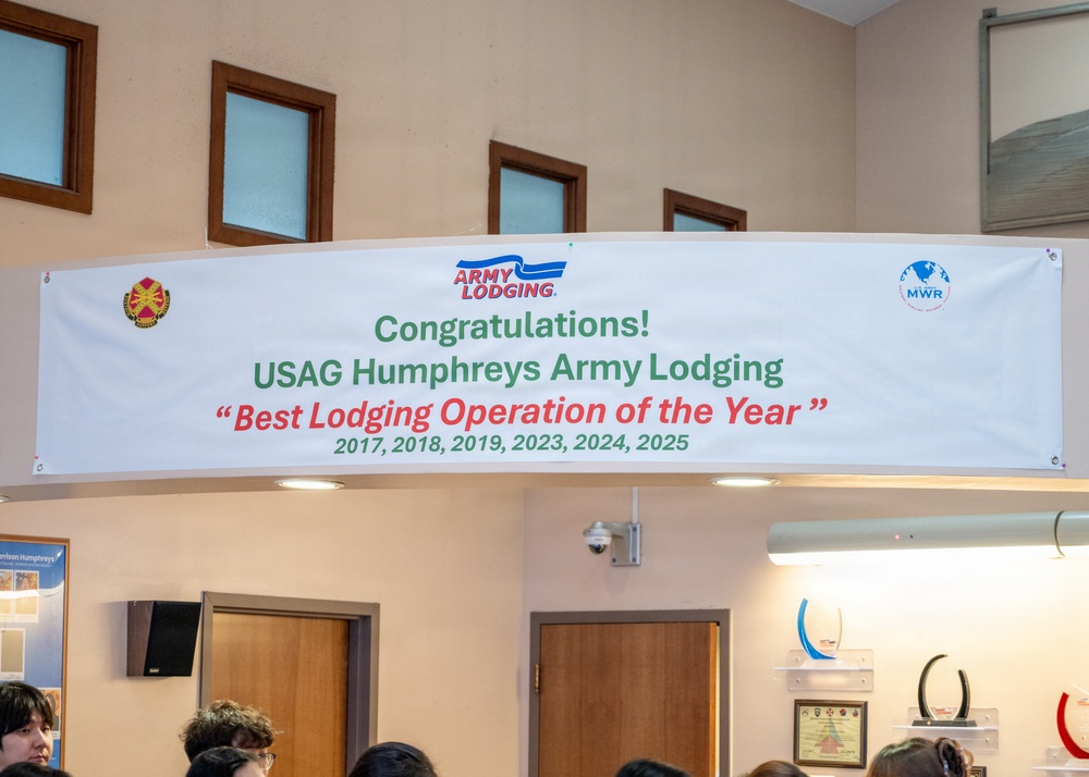 USAG Humphreys Army Lodging of the Year