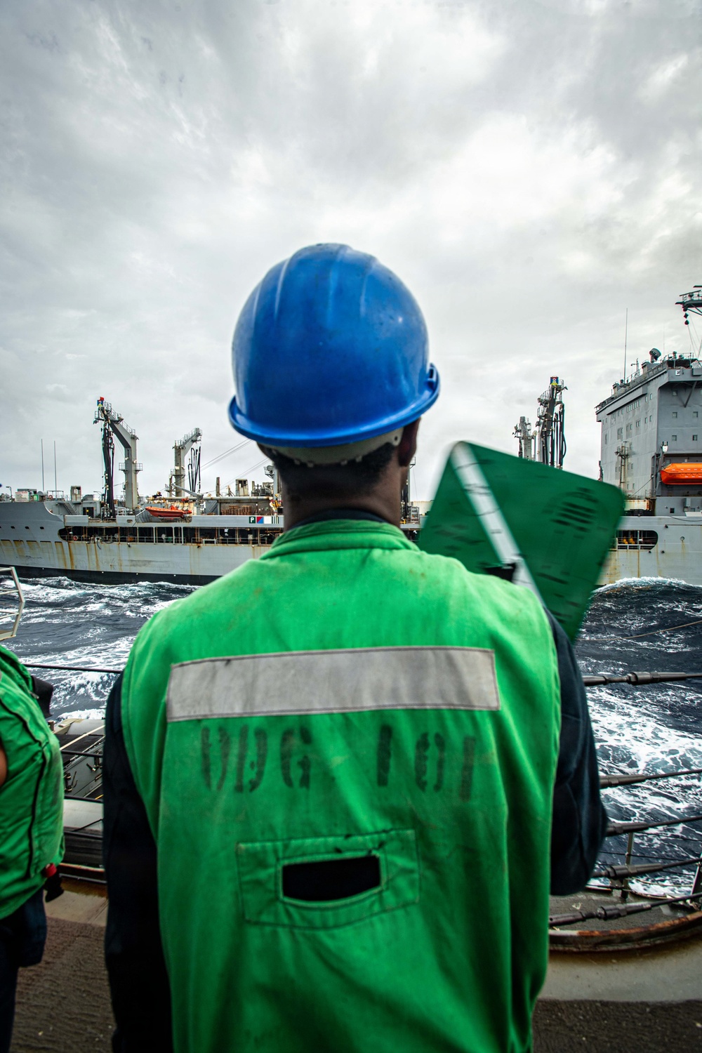 USS Gridley Conducts Replenshment-at-Sea with USNS Patuxent