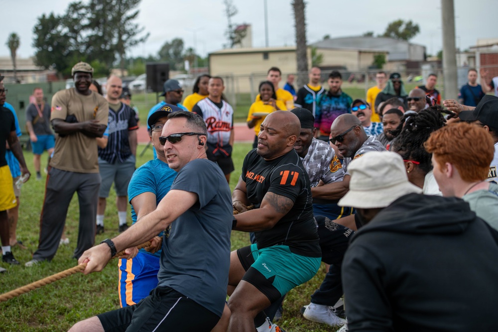 Titans and NATO Partners Strengthen Bonds at Larger Than Life Morale Event