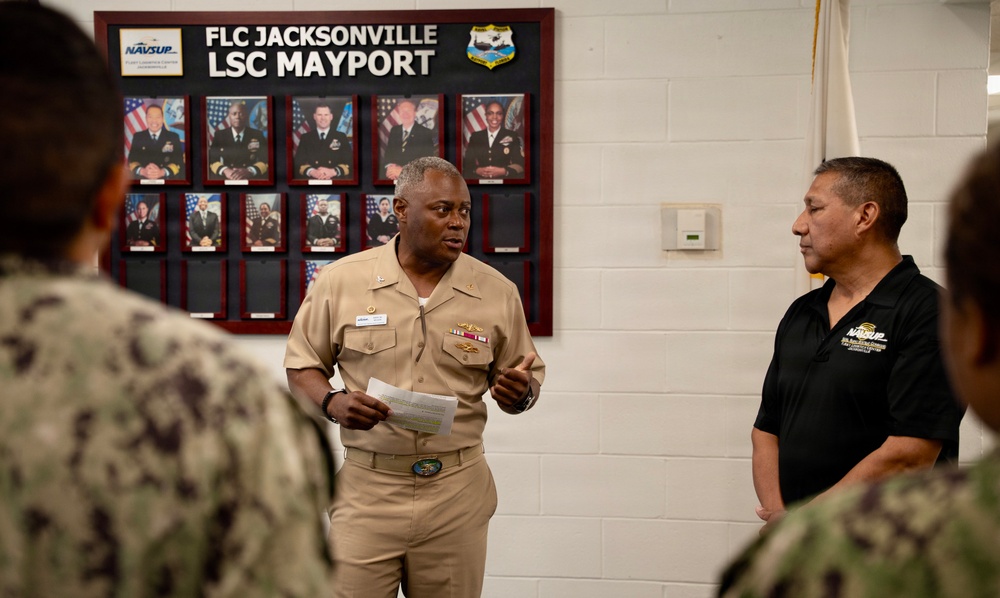 NAVSUP FLC Jacksonville CO presents COQ awards