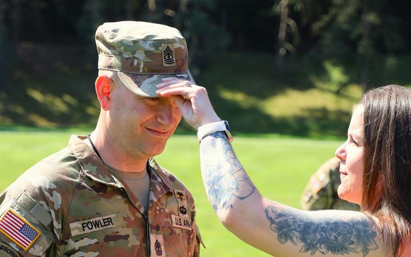 Master Sgt. Fowler Lateral Appointment