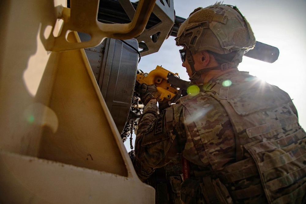 U.S. Army Soldiers Conduct Operations in the Middle East
