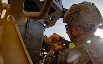 U.S. Army Soldiers Conduct Operations in the Middle East