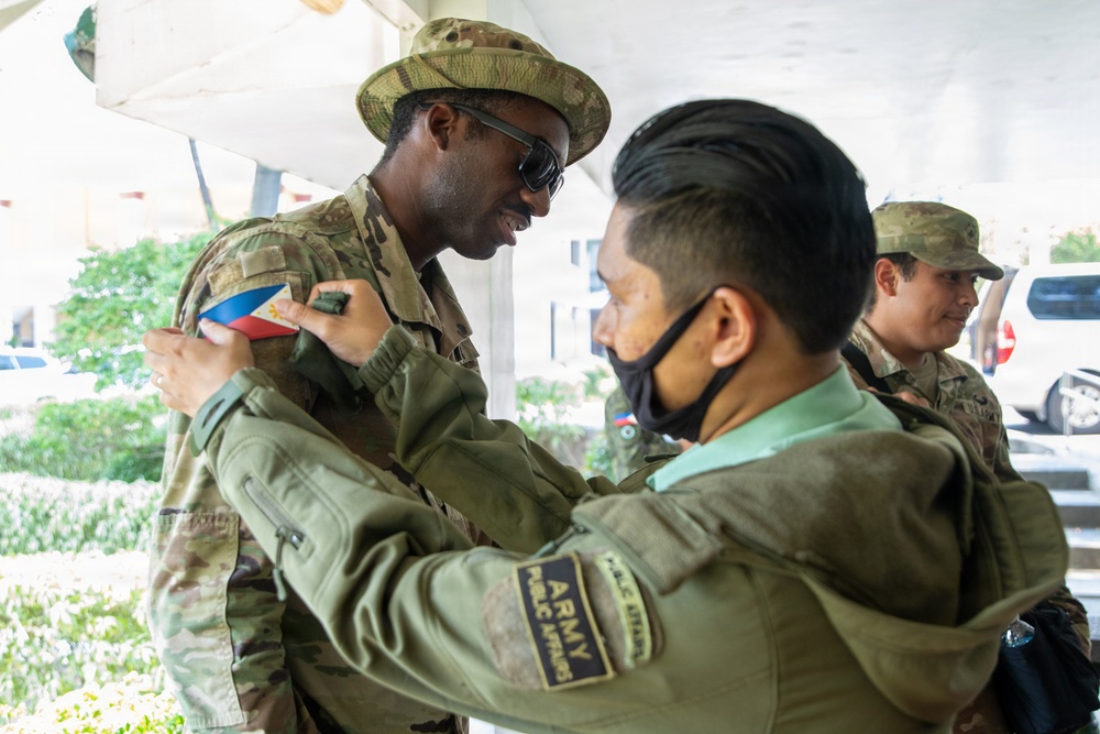 Salaknib 2026: U.S. Soldiers, Philippine Army Soldiers Conduct a Public Affairs Luncheon