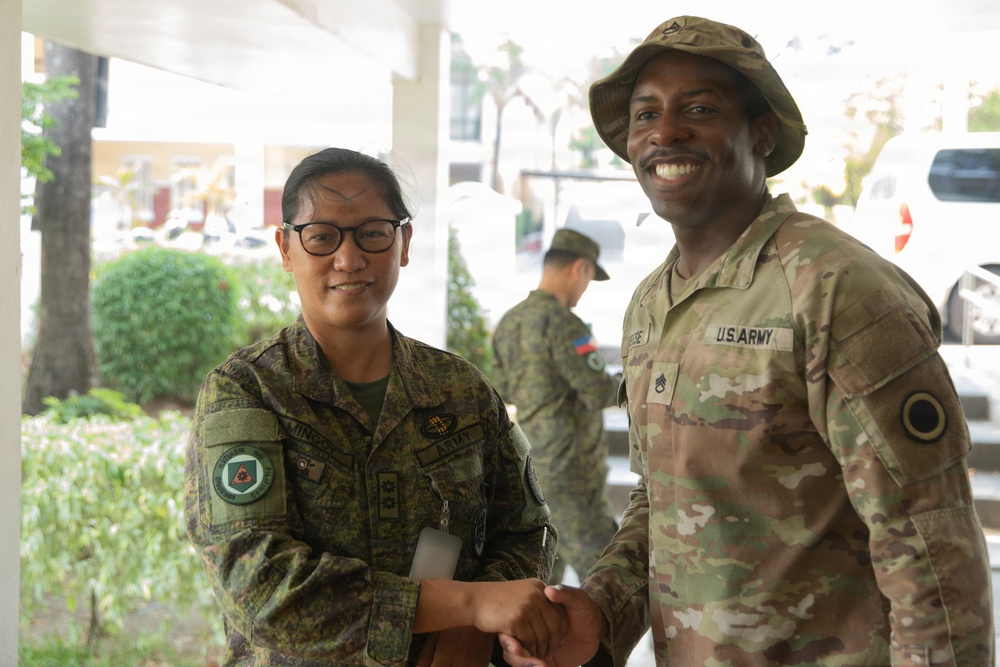 Salaknib 2026: U.S. Soldiers, Philippine Army Soldiers Conduct a Public Affairs Luncheon