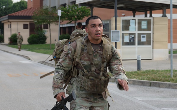 SETAF-AF Soldiers complete Air Assault prequalification ruck march