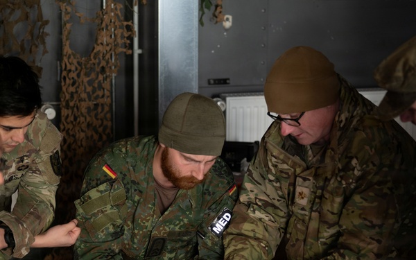 U.S. Army Medical Department Activity – Bavaria (MEDDAC-B) conducts Tactical Combat Casualty Care Training with Bundeswehr Medics