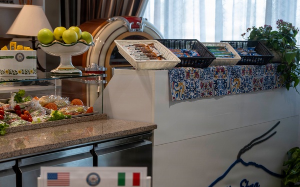 NAS Sigonella’s Bella Etna Galley Opens Region’s First “Grab n’ Go” Station to Fuel Junior Sailors