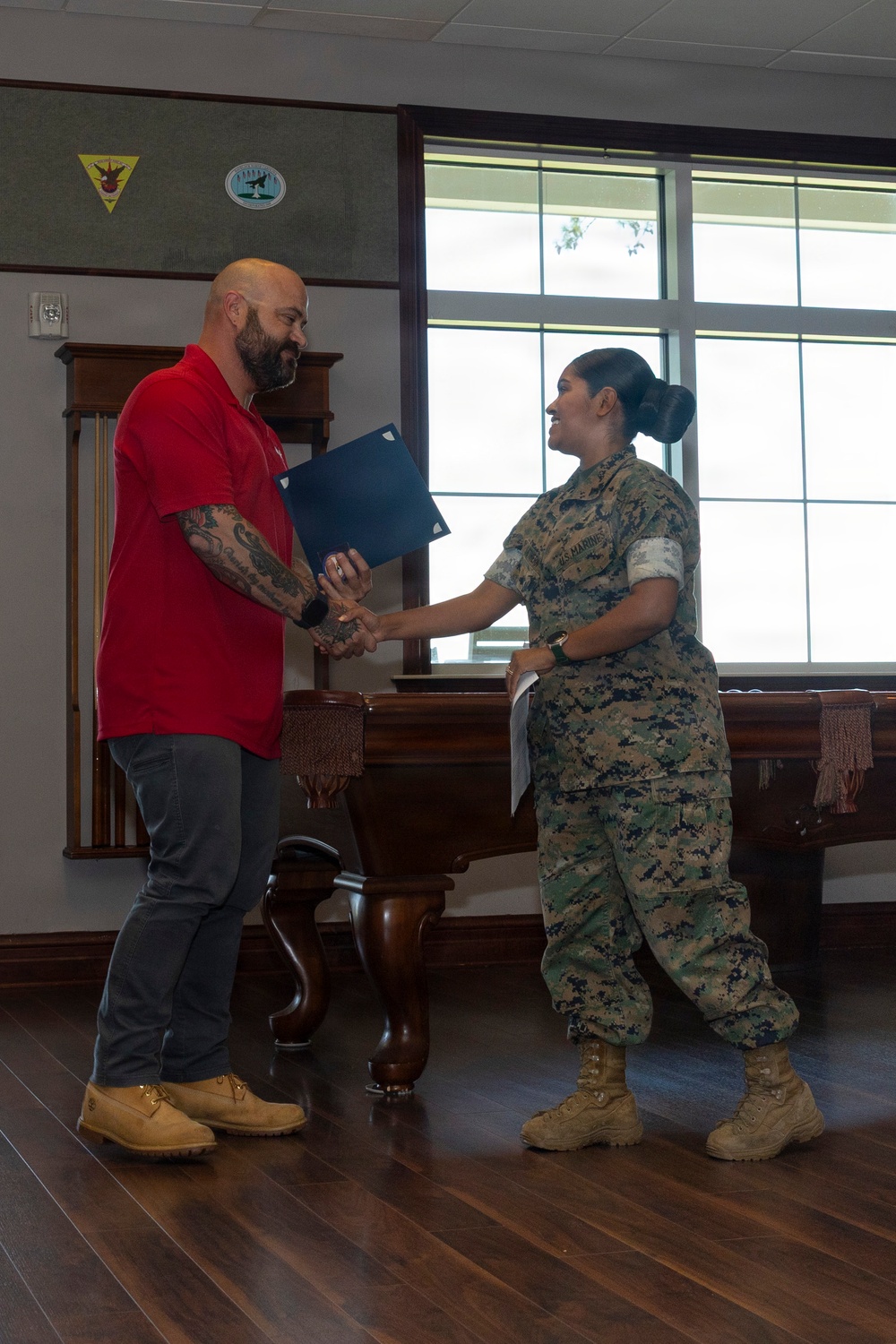 Service Person of the Quarter - Lance Cpl. Cothern
