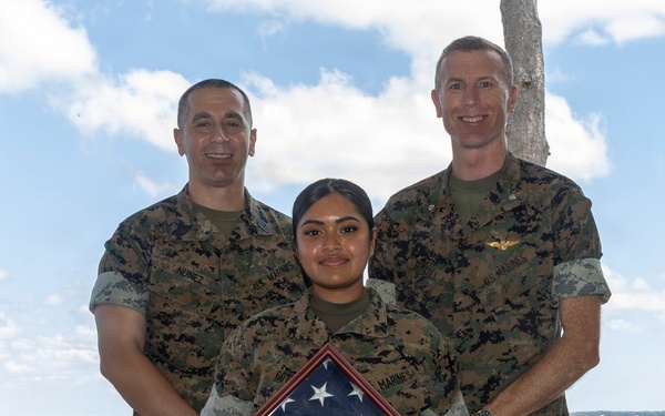 Service Person of the Quarter - Lance Cpl. Cothern