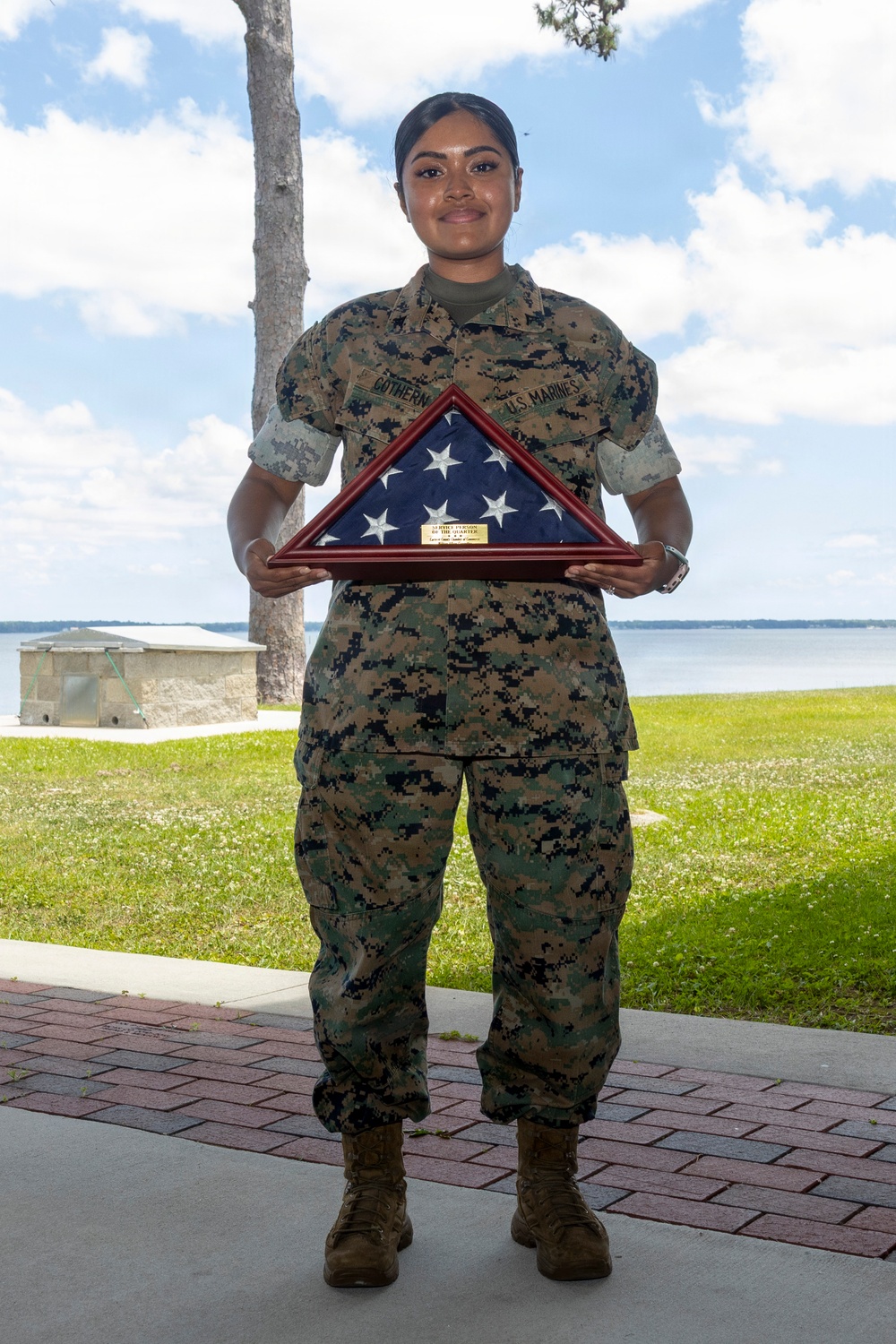 Service Person of the Quarter - Lance Cpl. Cothern