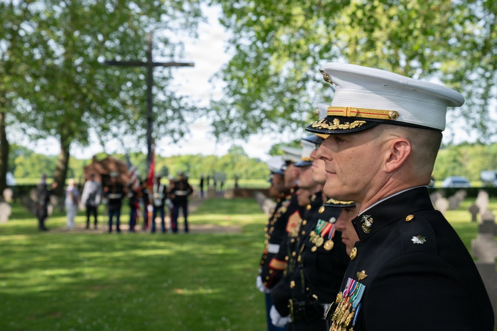 German cemetery ceremony marks 108th anniversary of the battle of Belleau Wood