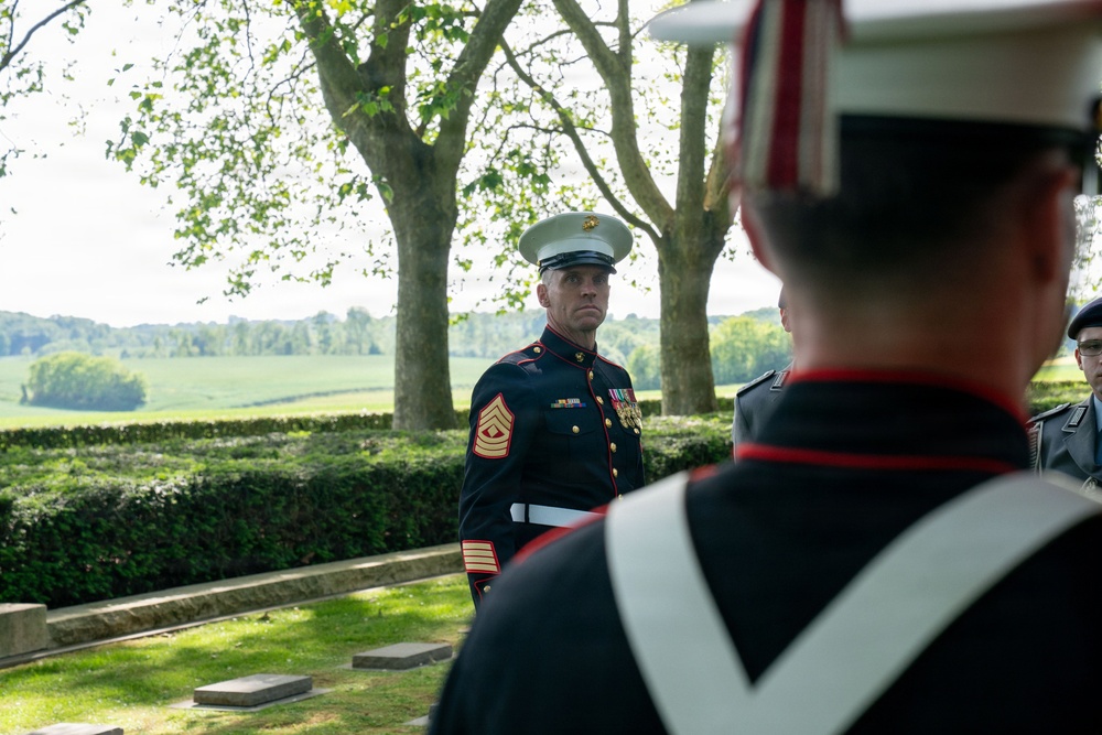 German cemetery ceremony marks 108th anniversary of the battle of Belleau Wood