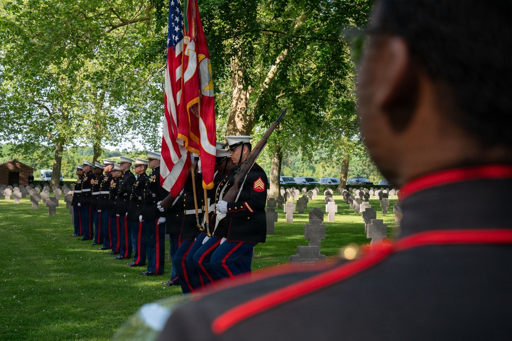 German cemetery ceremony marks 108th anniversary of the battle of Belleau Wood