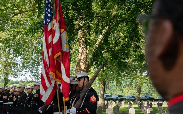 German cemetery ceremony marks 108th anniversary of the battle of Belleau Wood