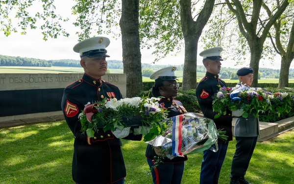 German cemetery ceremony marks 108th anniversary of the battle of Belleau Wood