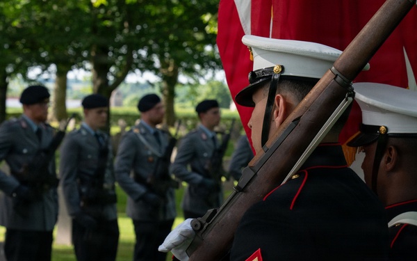 German cemetery ceremony marks 108th anniversary of the battle of Belleau Wood