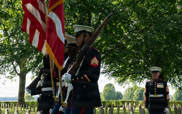 German cemetery ceremony marks 108th anniversary of the battle of Belleau Wood