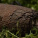 EOD Marines conduct an explosive disposal operation at Ie Shima