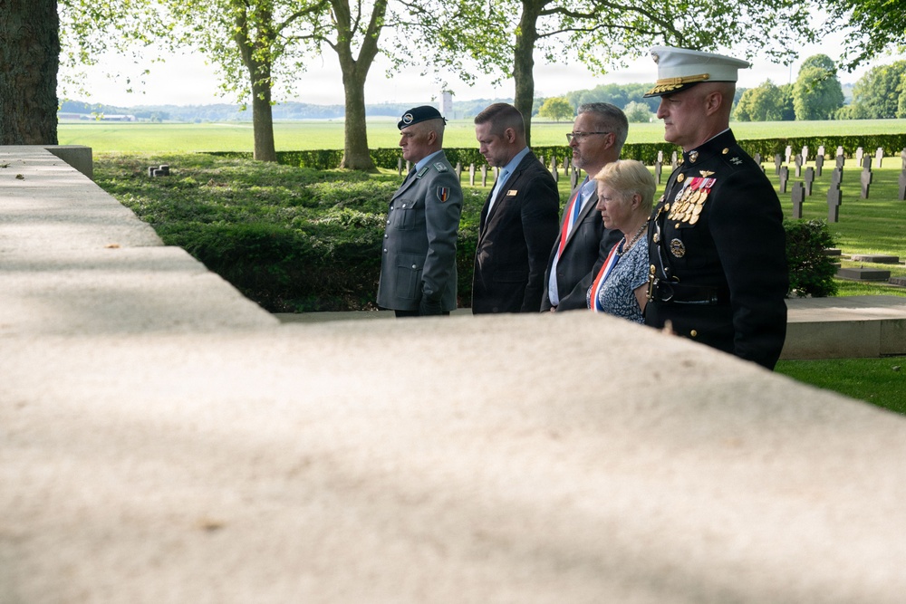 German cemetery ceremony marks 108th anniversary of the battle of Belleau Wood