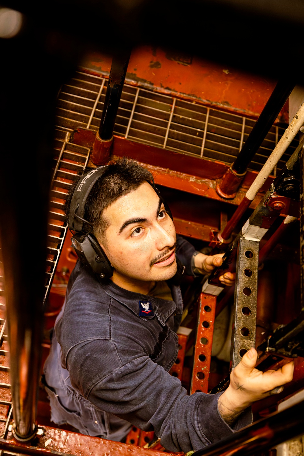 Milius Engineers Monitor Power Plant