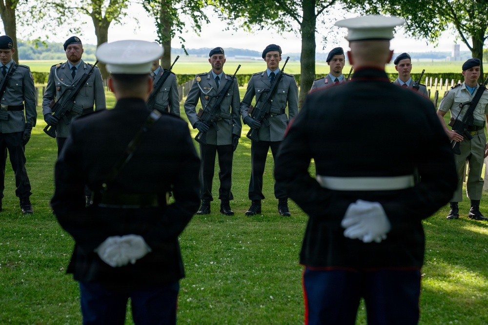 German cemetery ceremony marks 108th anniversary of the battle of Belleau Wood