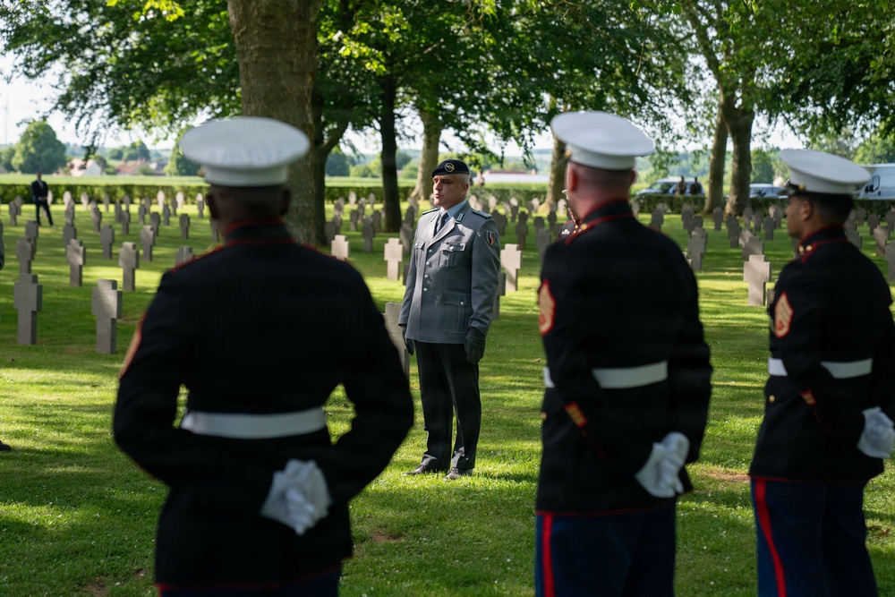 German cemetery ceremony marks 108th anniversary of the battle of Belleau Wood