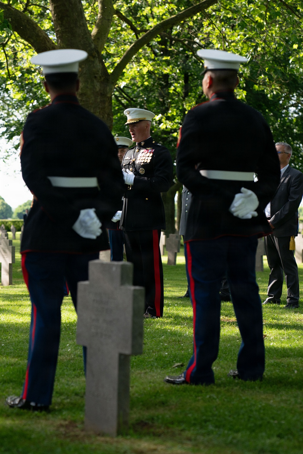 German cemetery ceremony marks 108th anniversary of the battle of Belleau Wood