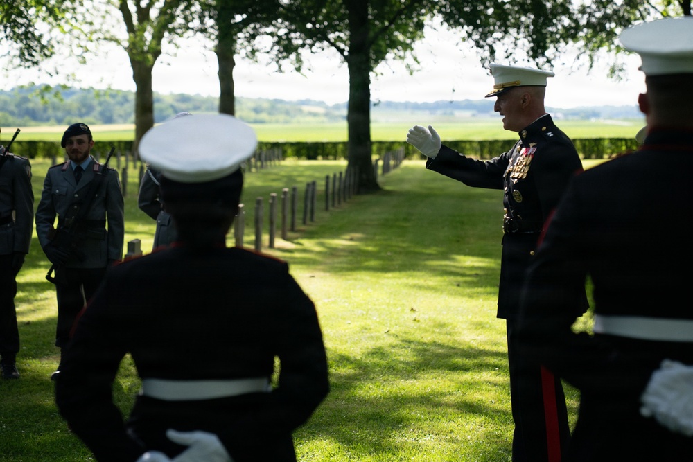German cemetery ceremony marks 108th anniversary of the battle of Belleau Wood