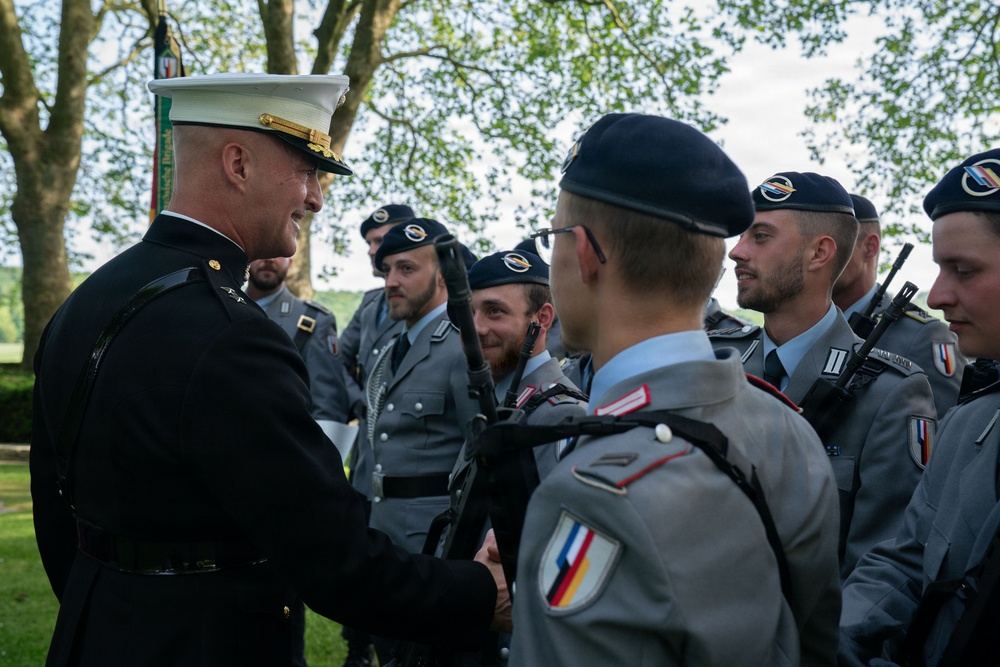 German cemetery ceremony marks 108th anniversary of the battle of Belleau Wood
