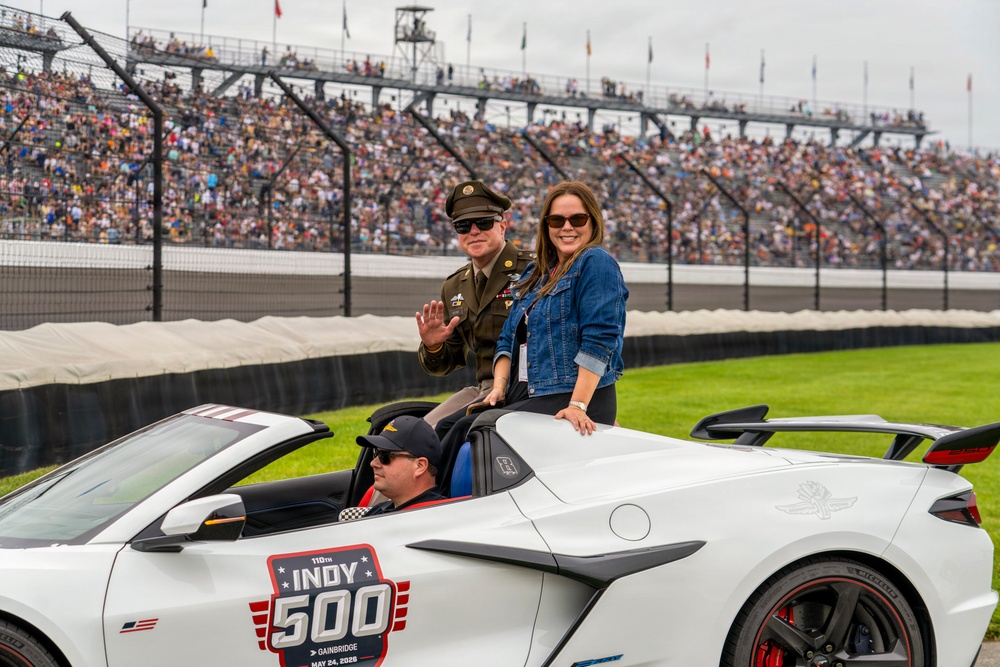 Indiana National Guard participates in Indianapolis 500 prerace ceremonies