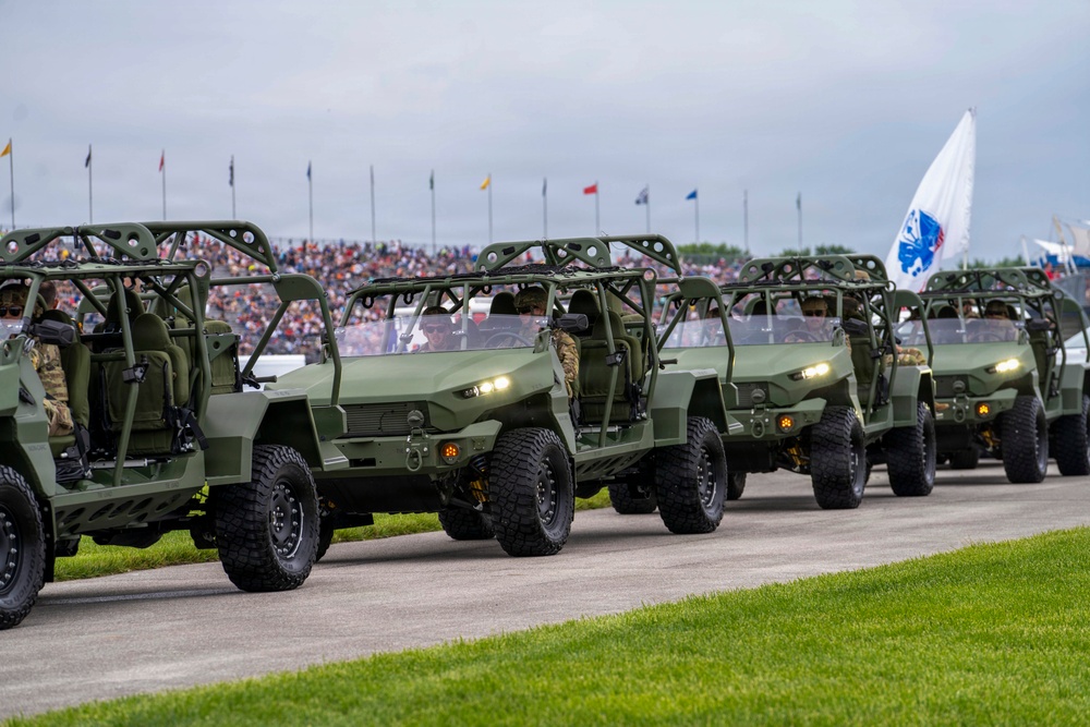 Indiana National Guard participates in Indianapolis 500 prerace ceremonies