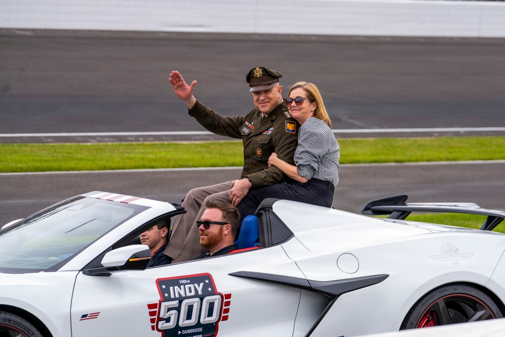 Indiana National Guard participates in Indianapolis 500 prerace ceremonies