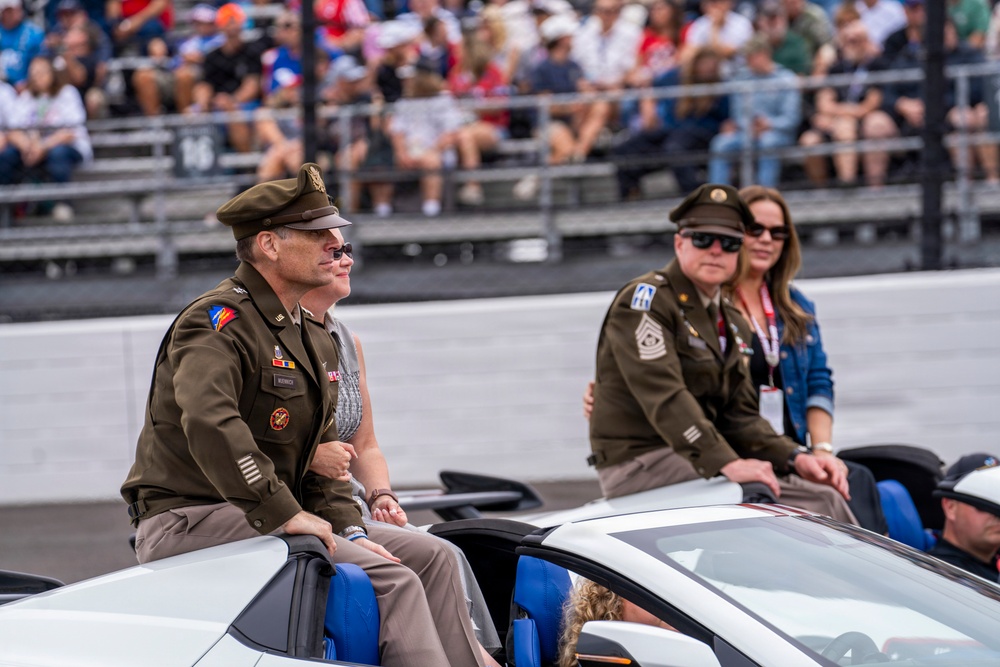 Indiana National Guard participates in Indianapolis 500 prerace ceremonies